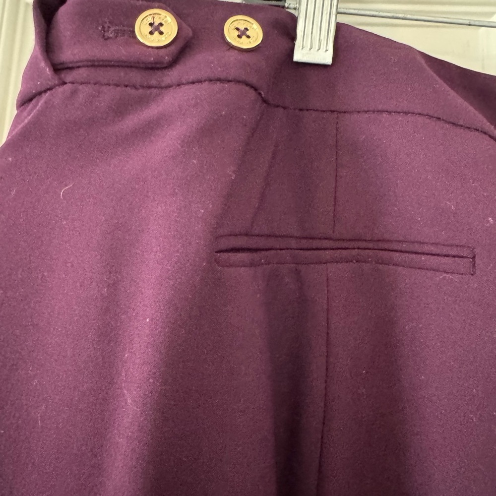 Calvin Klein Plus Size Plum Open Front Jacket/Trouser Set - Picture 7 of 8